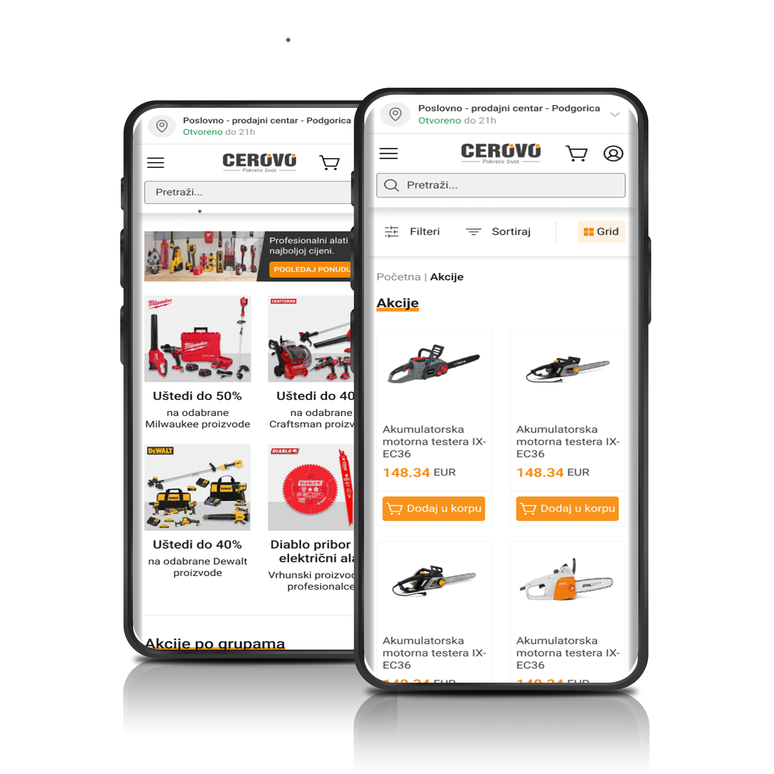Cerovo Homepage